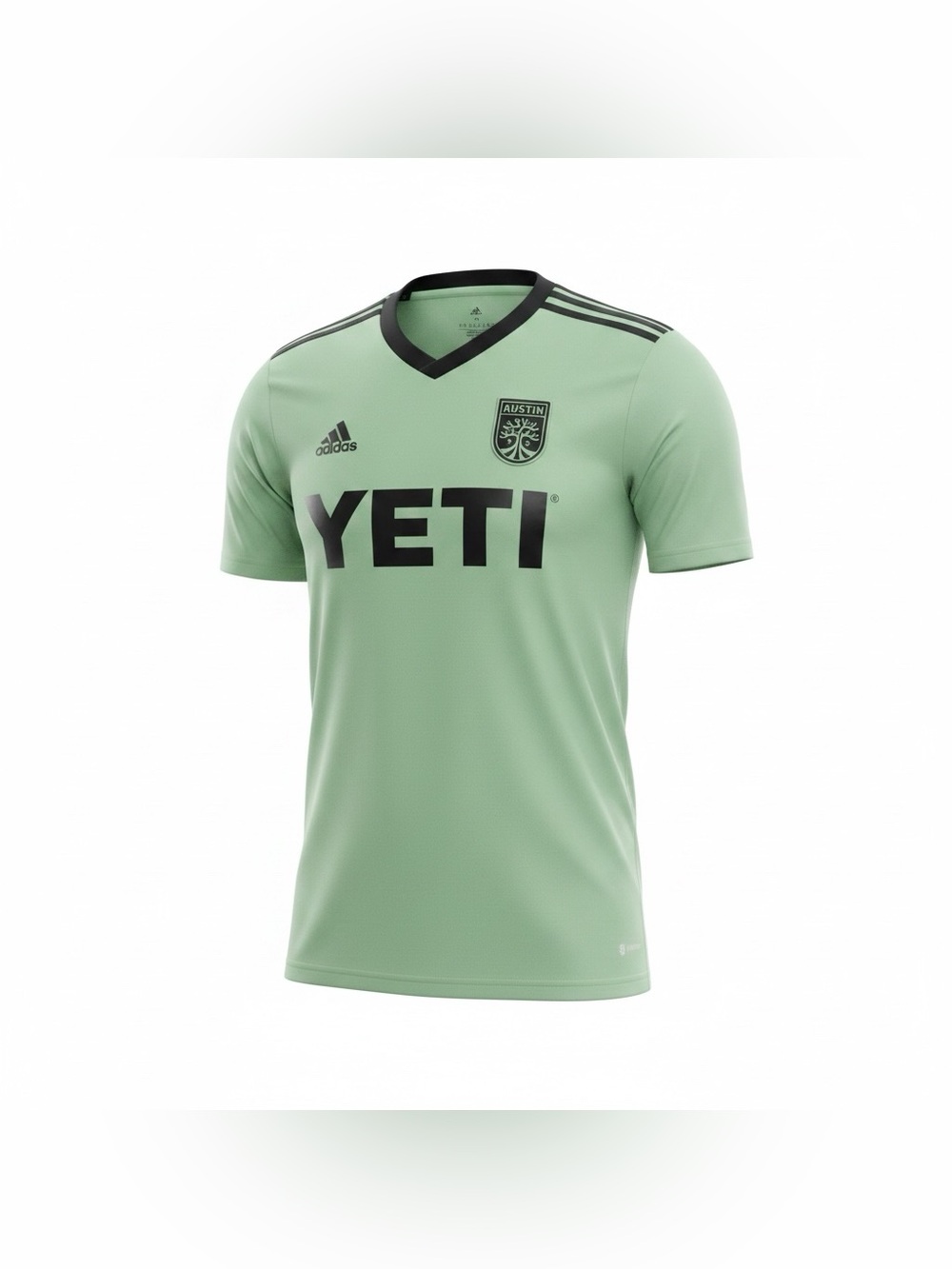 Austin FC Adidas MLS 2022 Mens Size M Jersey Away Verde Es Un Sentimiento